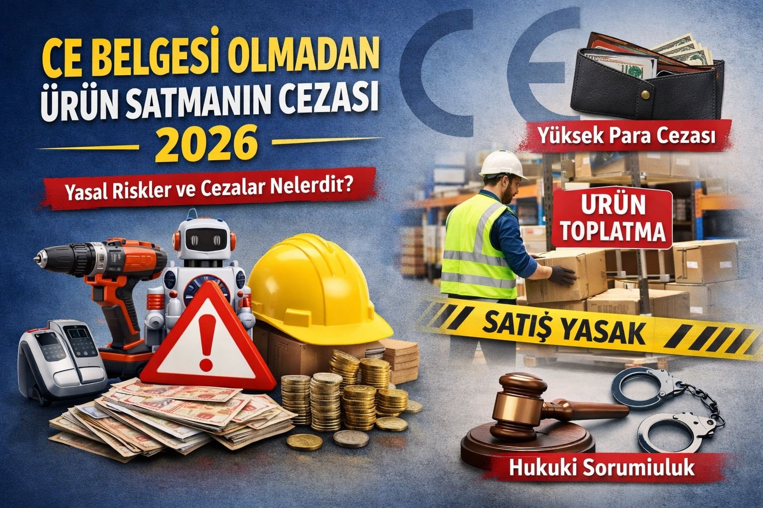 CE Belgesi Olmadan Ürün Satmanın Cezası Nedir? (2026 Güncel Rehber)
