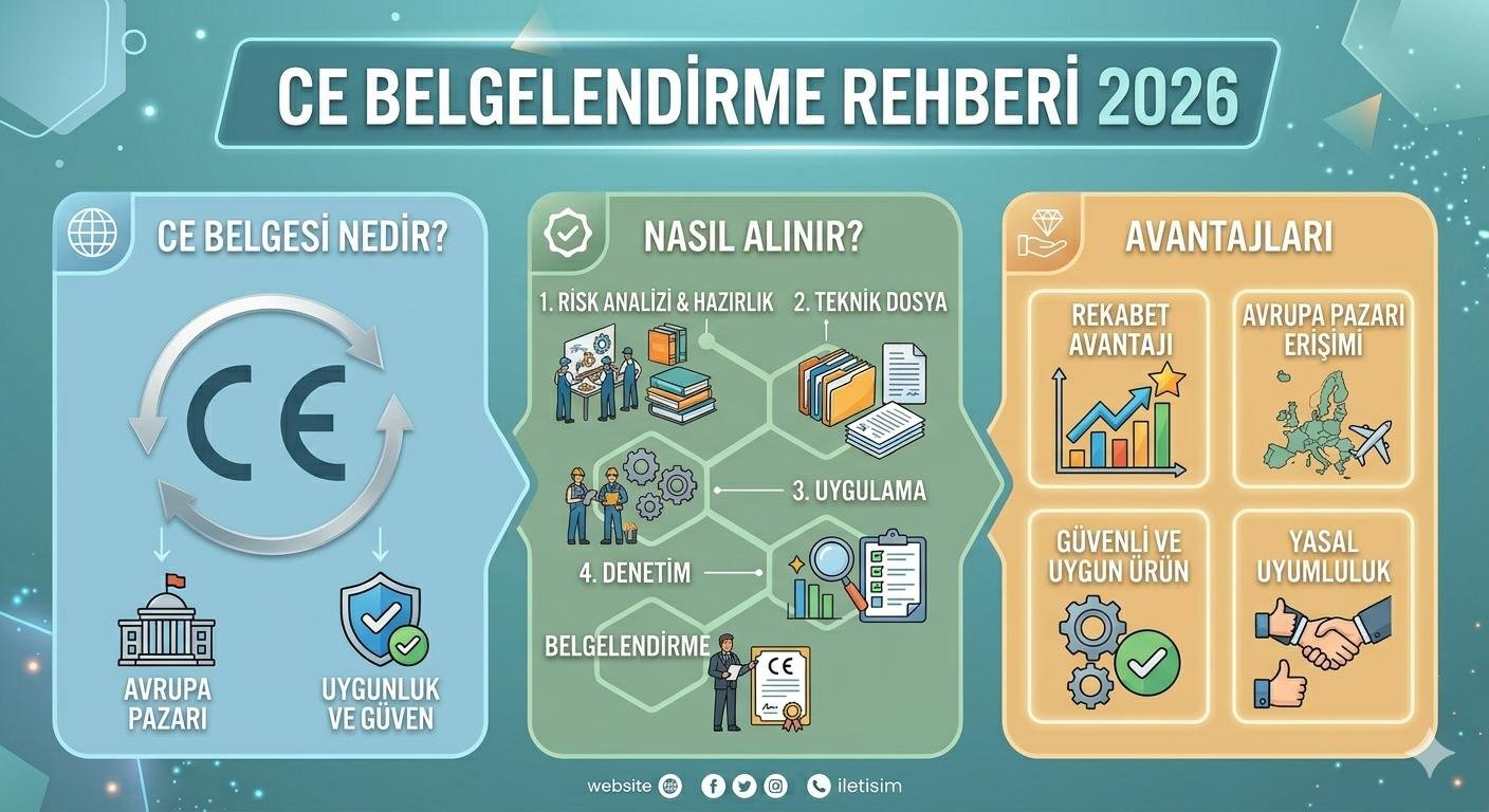 CE Belgelendirme Rehberi 2026: CE Belgesi Nedir, Nasıl Alınır ve Avantajları