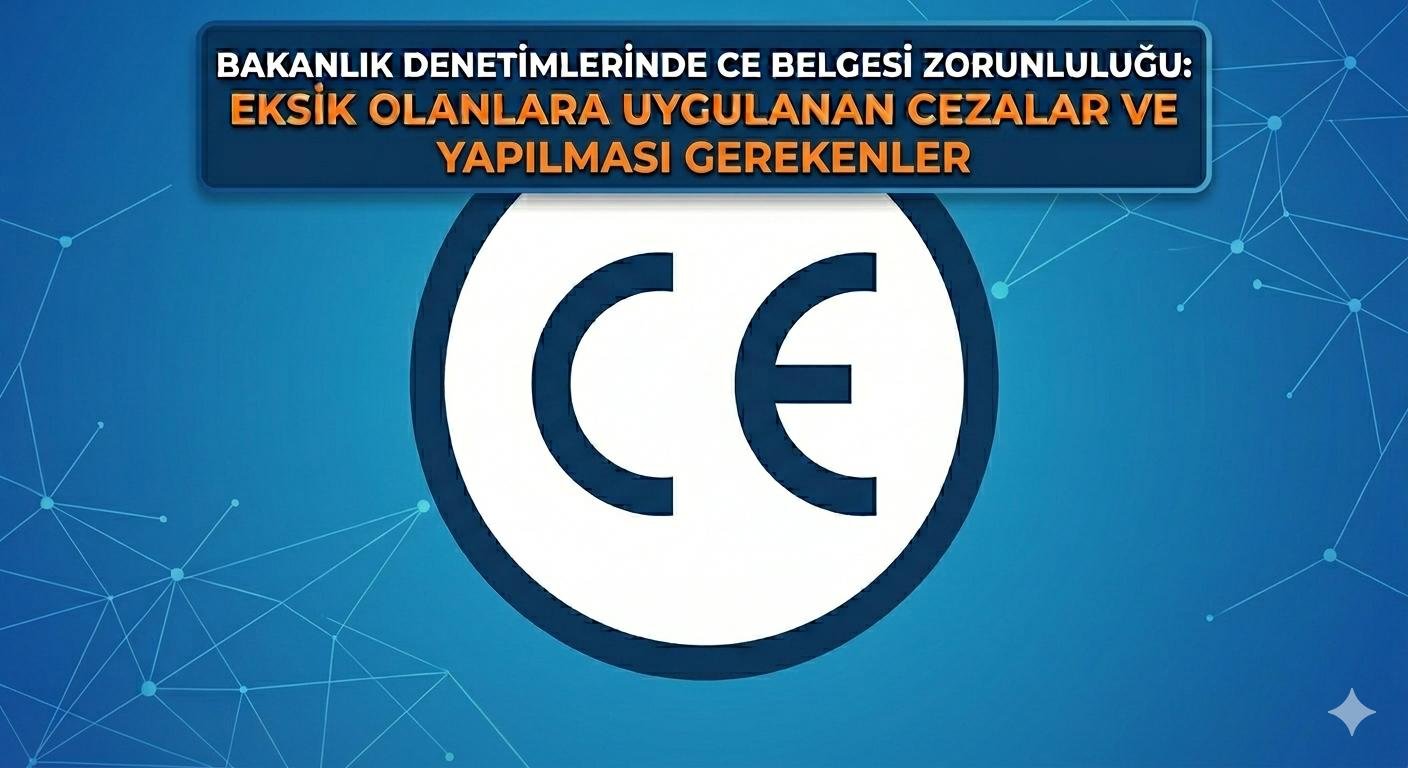 Bakanlık Denetimlerinde CE Belgesi Zorunluluğu: Eksik Olanlara Uygulanan Cezalar ve Yapılması Gerekenler (2026 Rehberi)