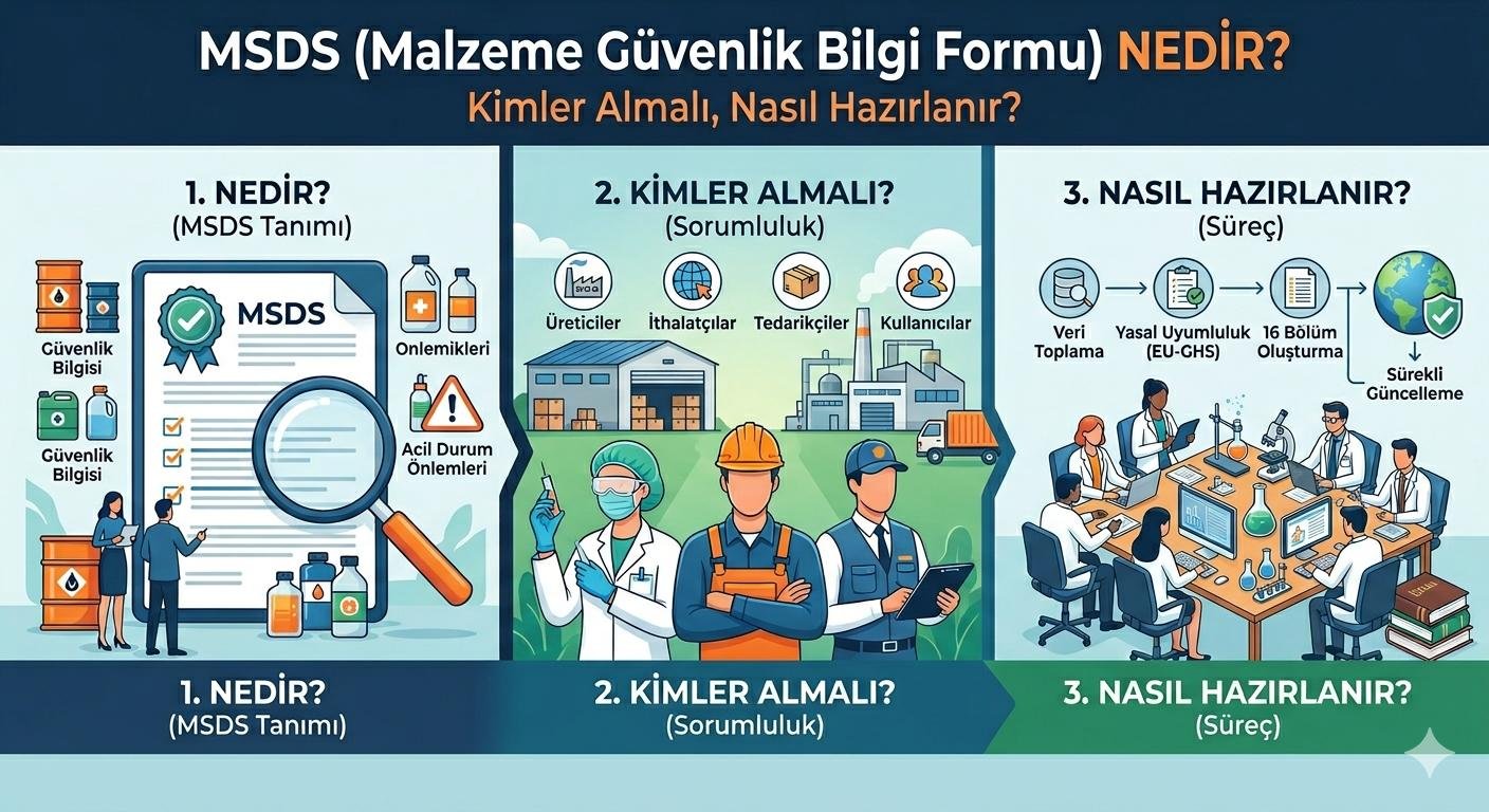 MSDS (Malzeme Güvenlik Bilgi Formu) Nedir? (Detaylı Rehber)