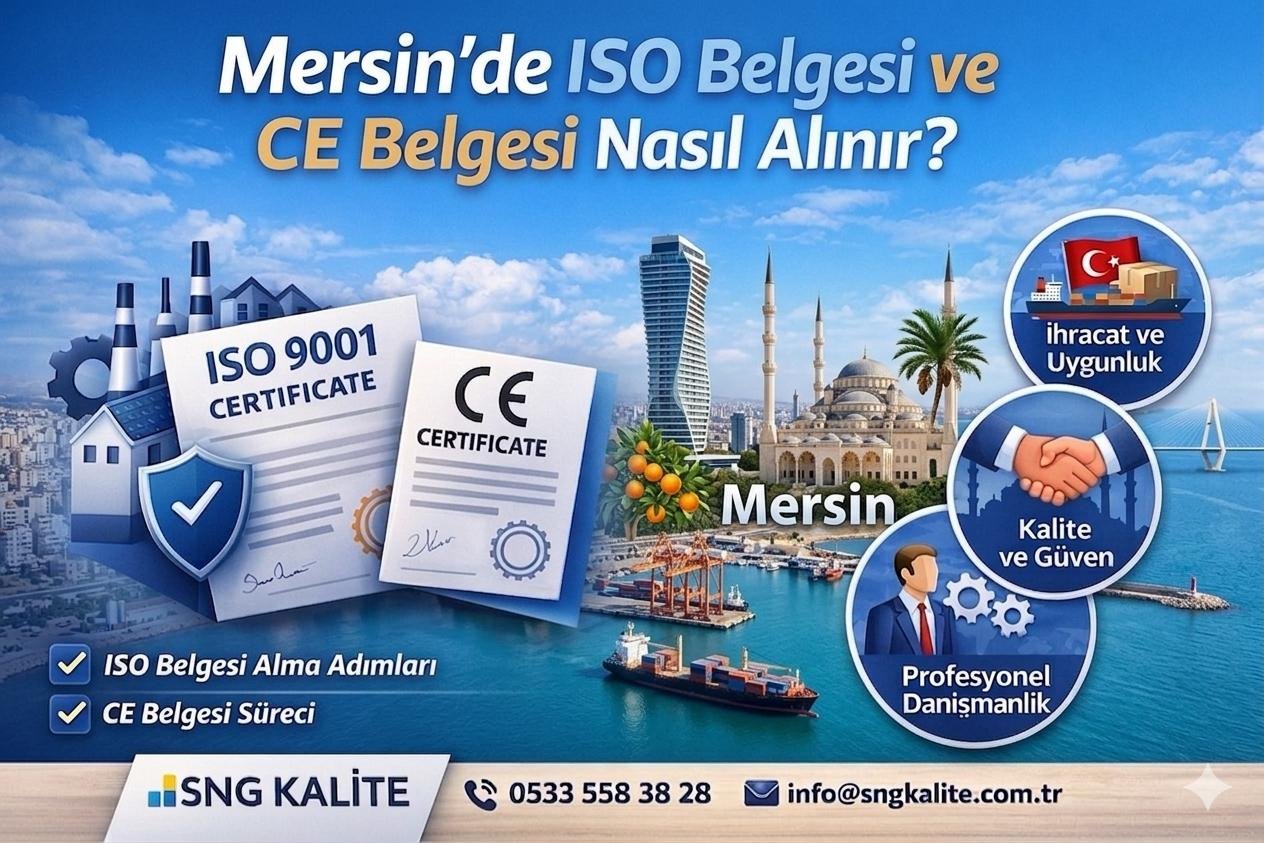 Mersin’de ISO Belgesi ve CE Belgesi Nasıl Alınır? (2026 Rehberi)