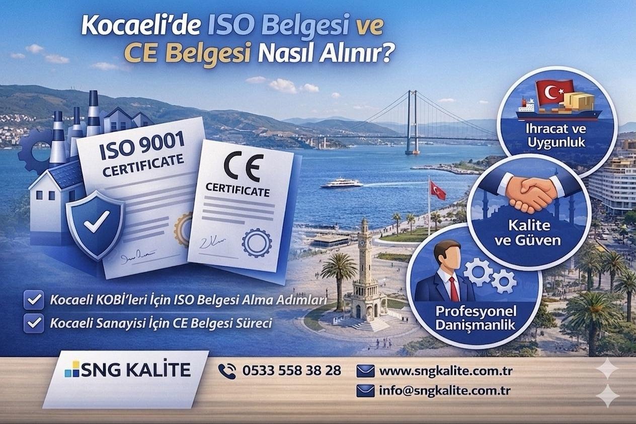 Kocaeli’ de ISO Belgesi ve CE Belgesi Nasıl Alınır? 2026 Güncel Rehber