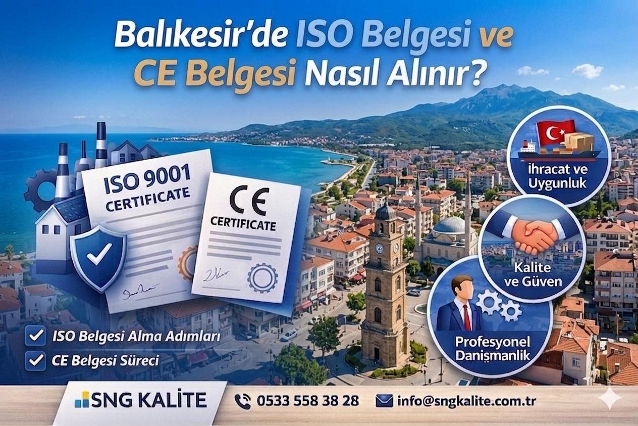Balıkesir’de ISO ve CE Belgesi Nasıl Alınır? (2026 Güncel Rehber)
