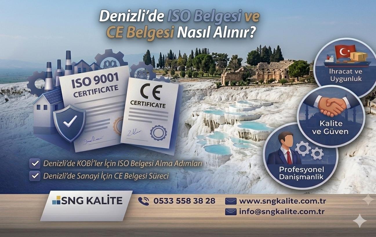 Denizli’de ISO Belgesi ve CE Belgesi Nasıl Alınır? (2026 Güncel Rehber)