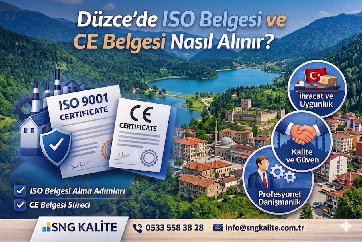 Düzce’de ISO Belgesi ve CE Belgesi Nasıl Alınır? (2026 Güncel Rehber)