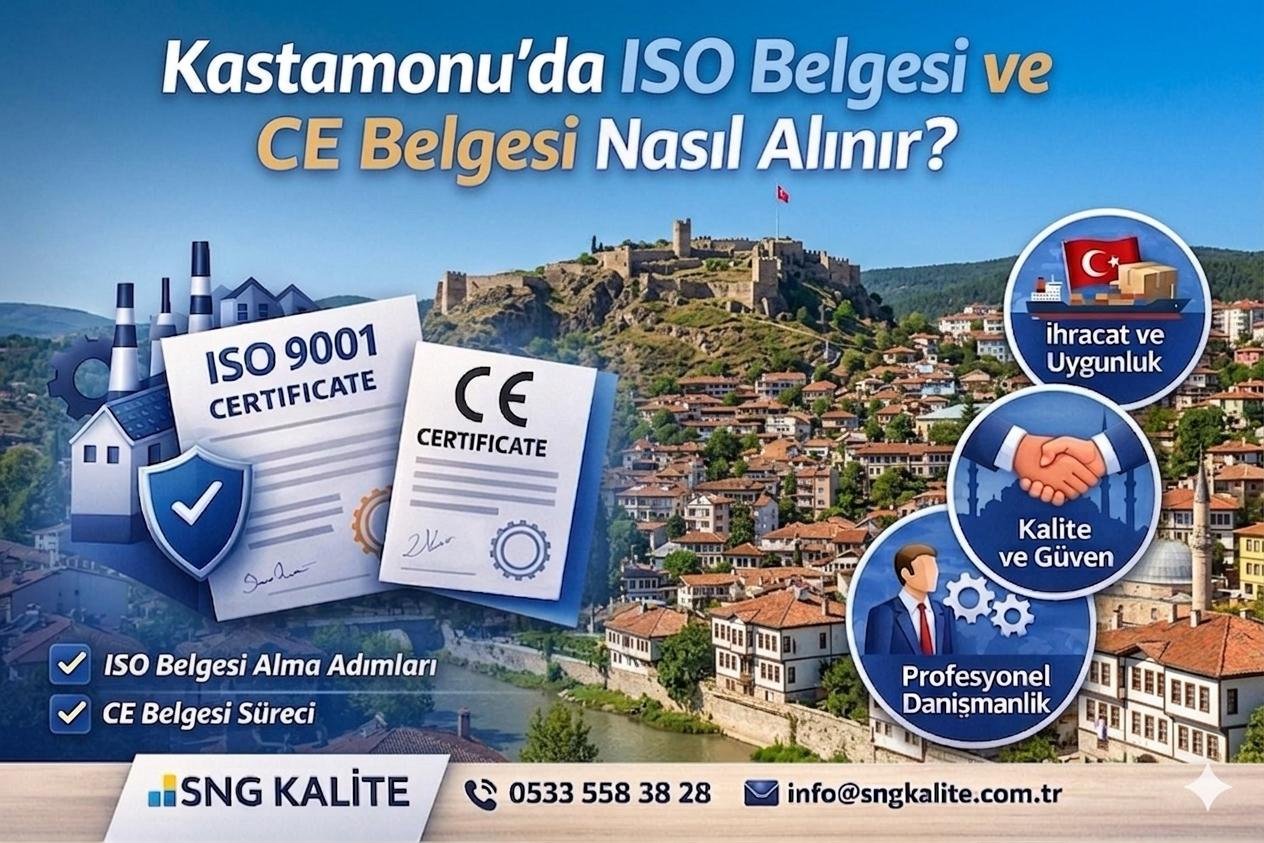 Kastamonu’da ISO Belgesi ve CE Belgesi Nasıl Alınır? (2026 Güncel Rehber)