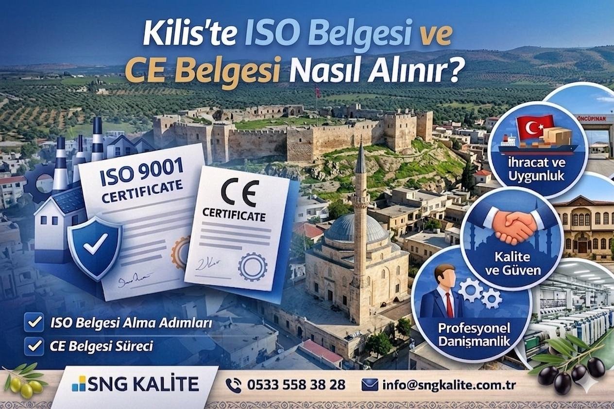 Kilis’te ISO Belgesi ve CE Belgesi Nasıl Alınır? (2026 Güncel Rehber)