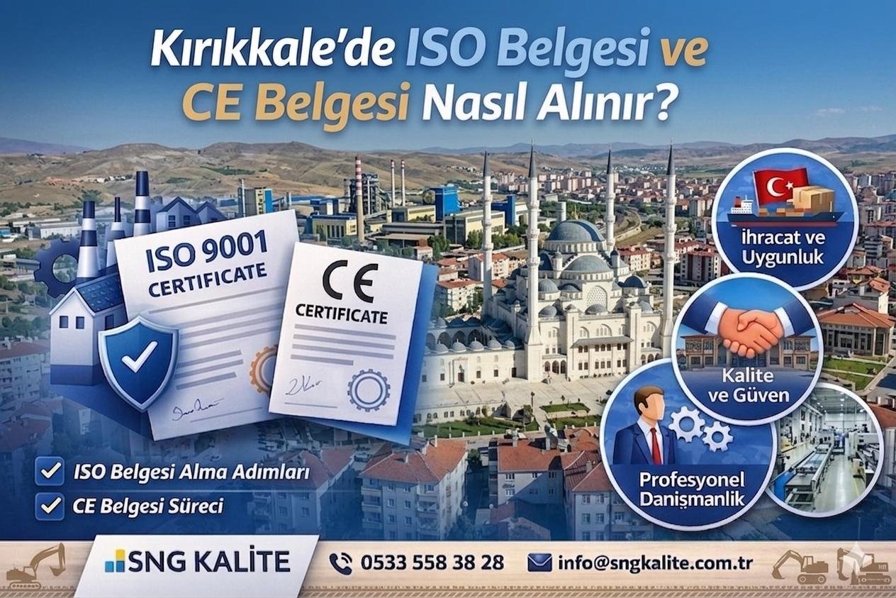 Kırıkkale’de ISO Belgesi ve CE Belgesi Nasıl Alınır? (2026 Güncel Rehber)