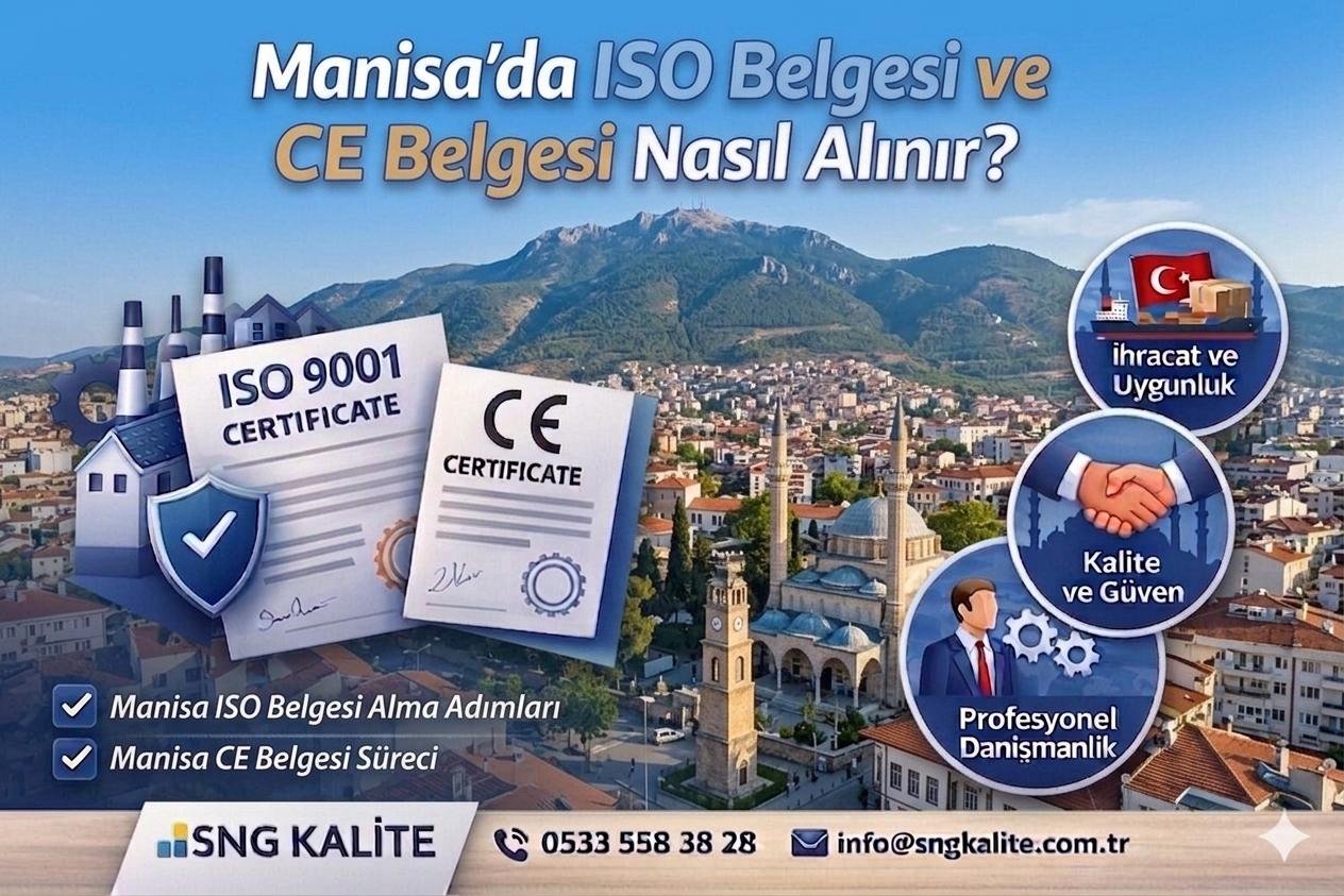 Manisa’da ISO Belgesi ve CE Belgesi Nasıl Alınır? (2026 Güncel Rehber)