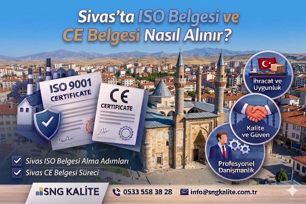 Sivas’ta ISO Belgesi ve CE Belgesi Nasıl Alınır? (2026 Güncel, Detaylı ve Stratejik Rehber)