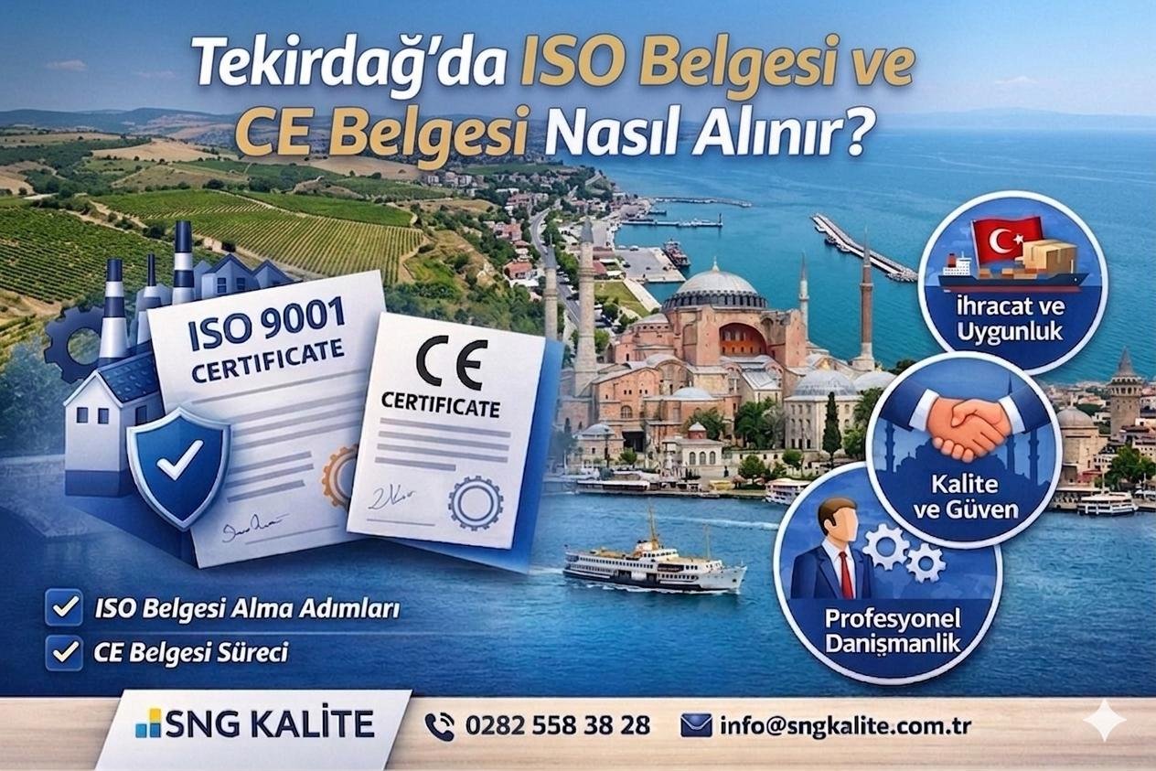 Tekirdağ’da ISO Belgesi ve CE Belgesi Nasıl Alınır? (2026 Rehberi)