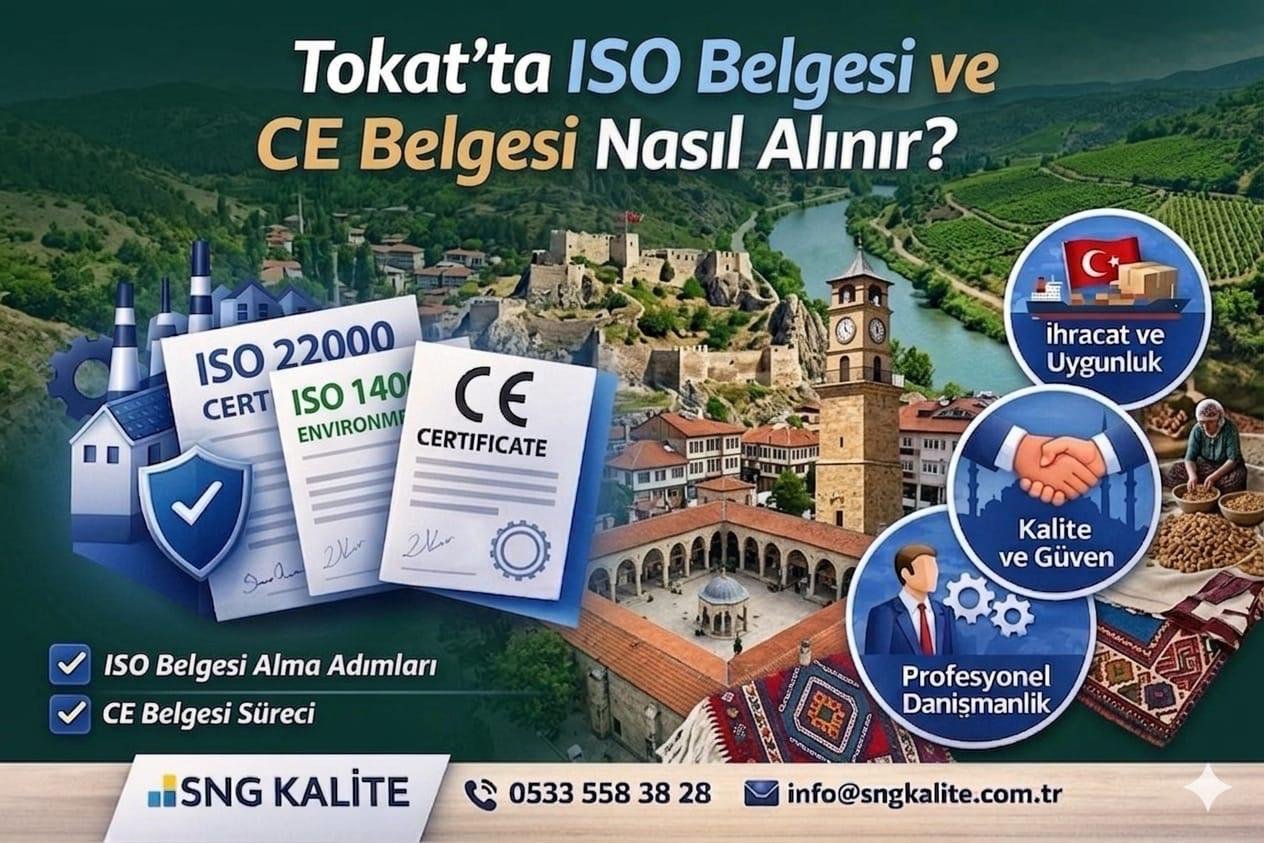 Tokat’ta ISO Belgesi ve CE Belgesi Nasıl Alınır? (2026 Güncel Rehber)