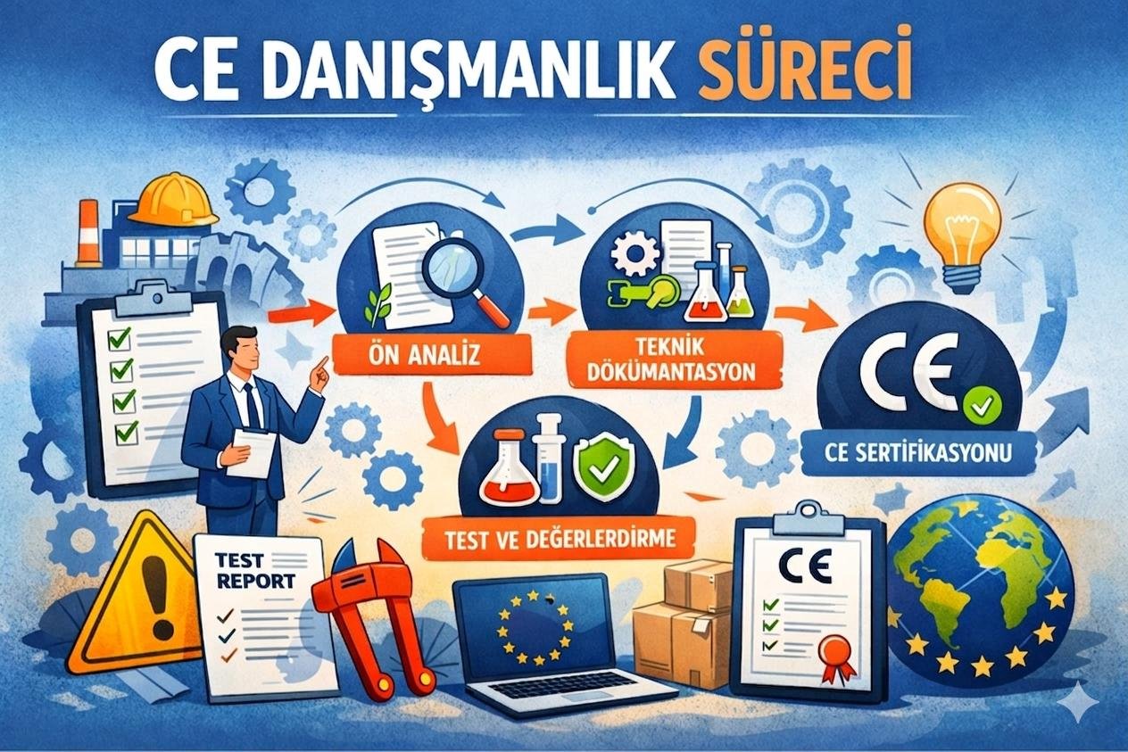 CE Danışmanlık Süreci Nedir? 2026 Güncel Rehber | CE Belgesi Alma Aşamaları