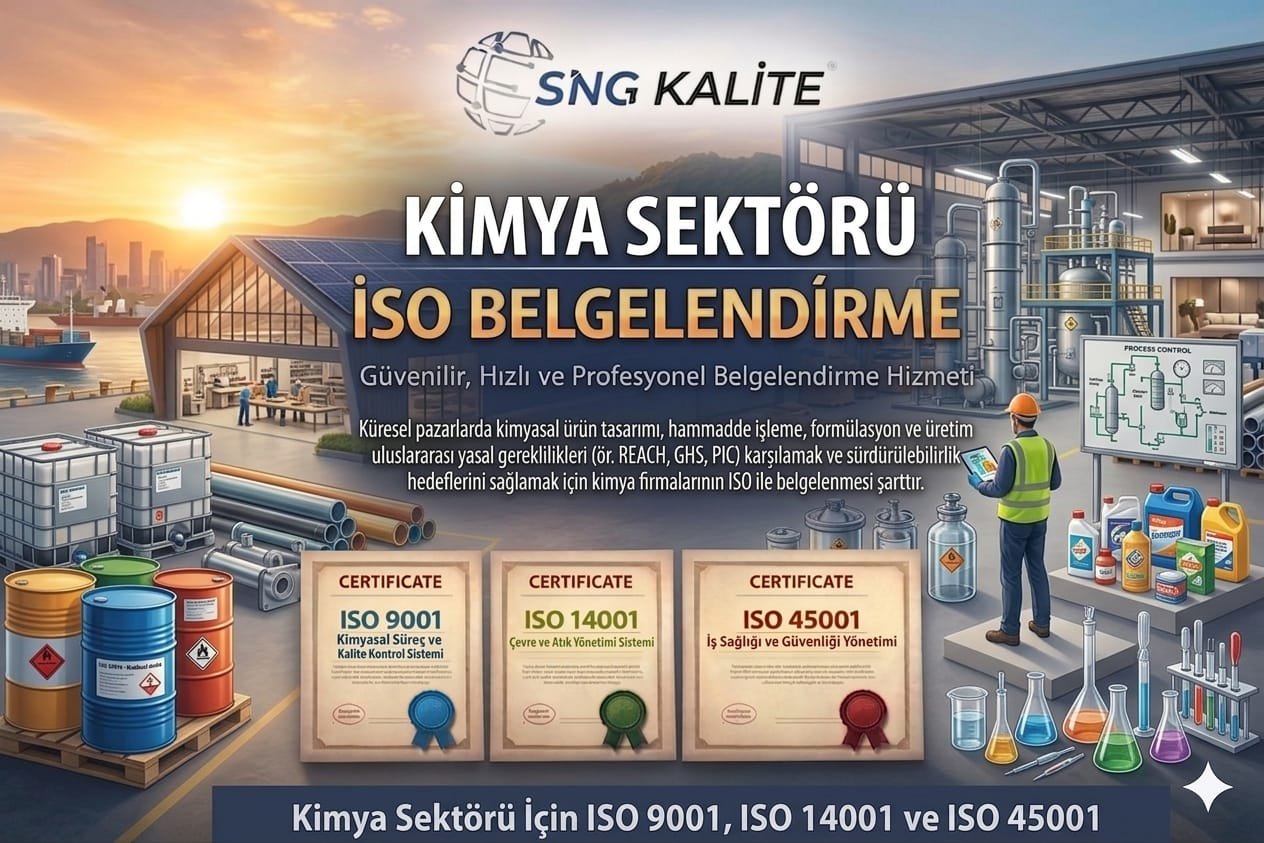 Kimya Sektörü için ISO Belgelendirme