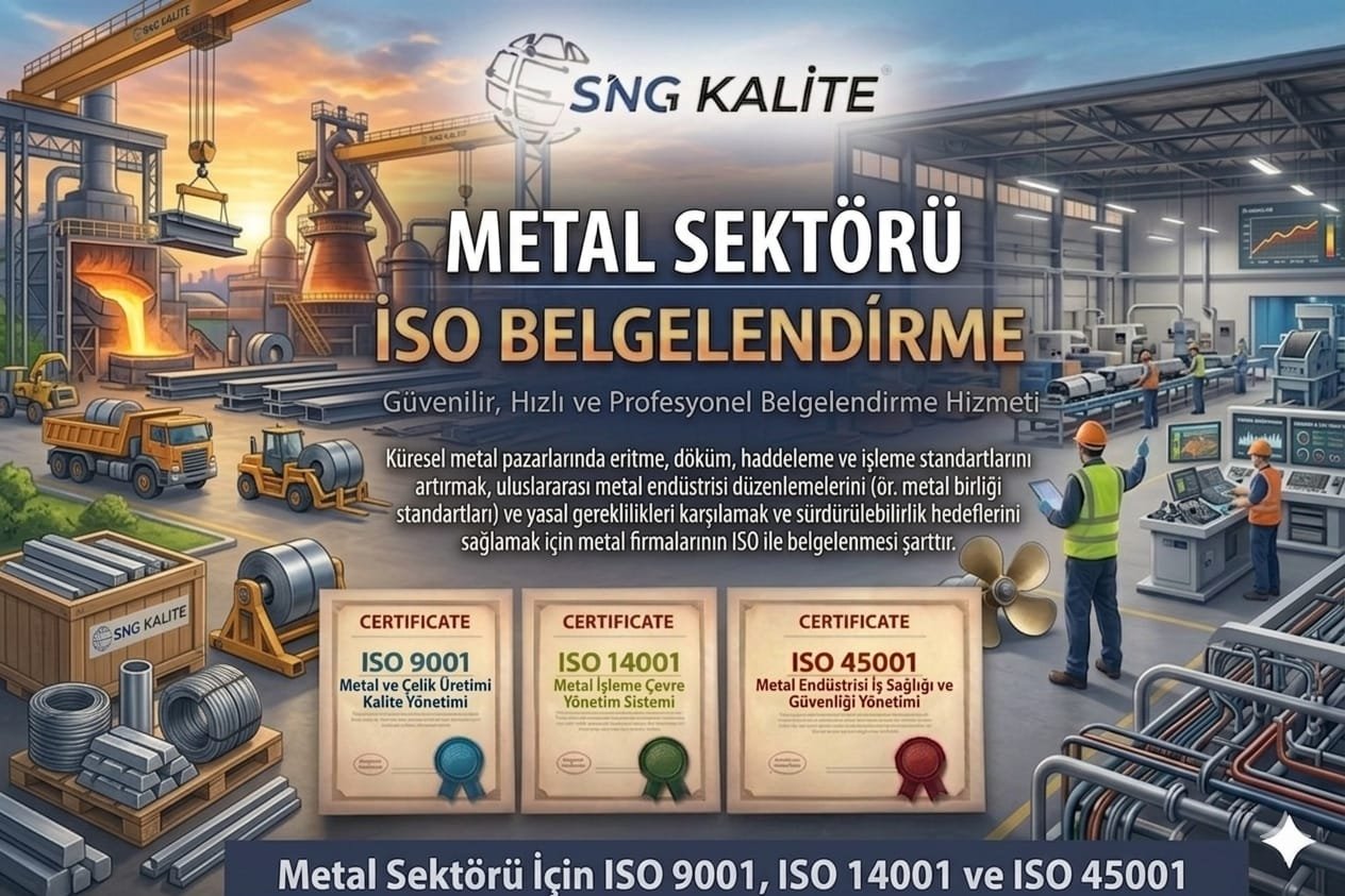 Metal Sektörü için ISO Belgelendirme