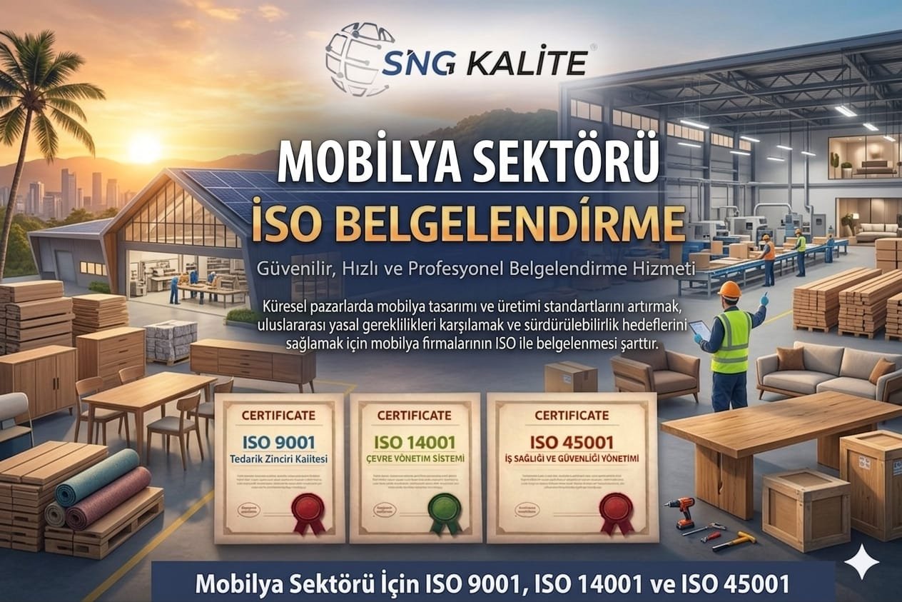 Mobilya ve Ahşap Sektörü için ISO Belgelendirme