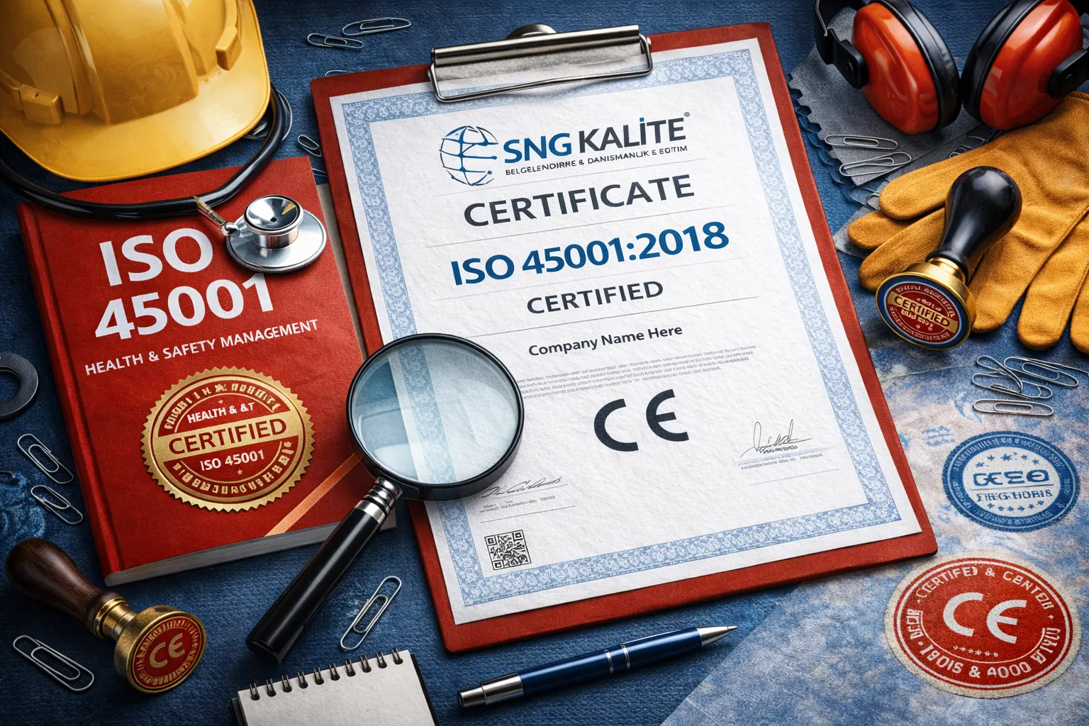 ISO 45001 İş Sağlığı ve Güvenliği Yönetim Sistemi Belgesi – SNG Kalite