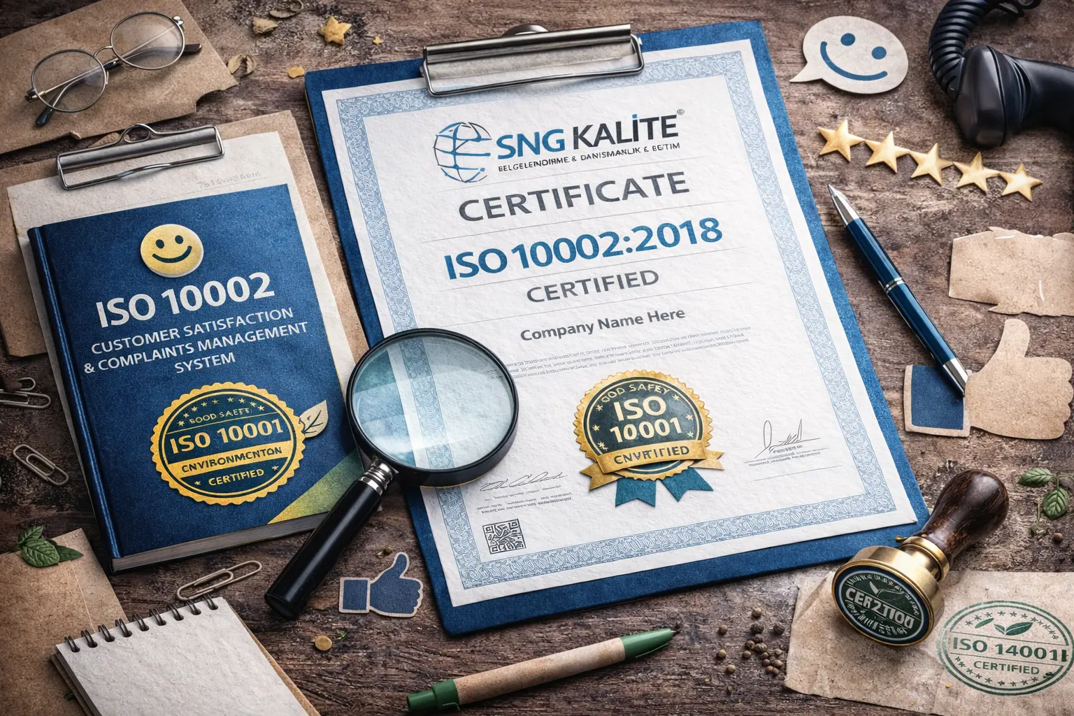 ISO 10002 Müşteri Memnuniyeti Yönetim Sistemi Belgesi – SNG Kalite