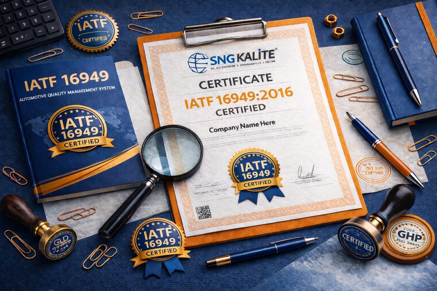 IATF 16949 Otomotiv Kalite Yönetim Sistemi Belgesi - SNG Kalite