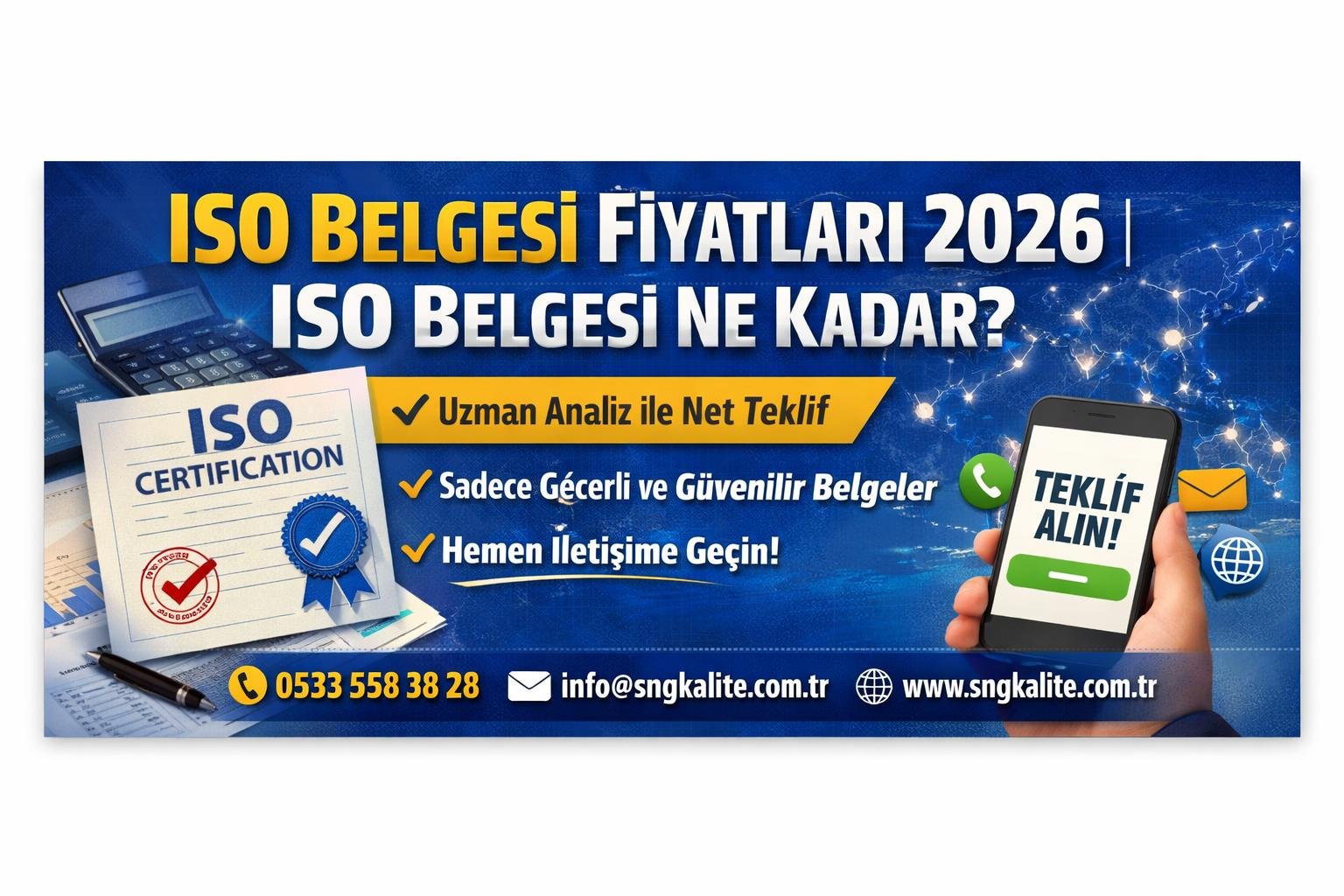 ISO Belgesi Fiyatları 2026 | ISO Belgesi Ne Kadar? - ISO belgesi blog yazısı