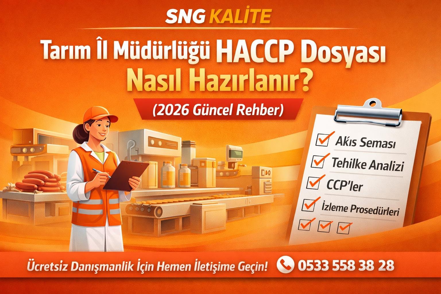 Tarım İl Müdürlüğü HACCP Dosyası Nasıl Hazırlanır? (2026 Güncel Rehber) - ISO belgesi blog yazısı