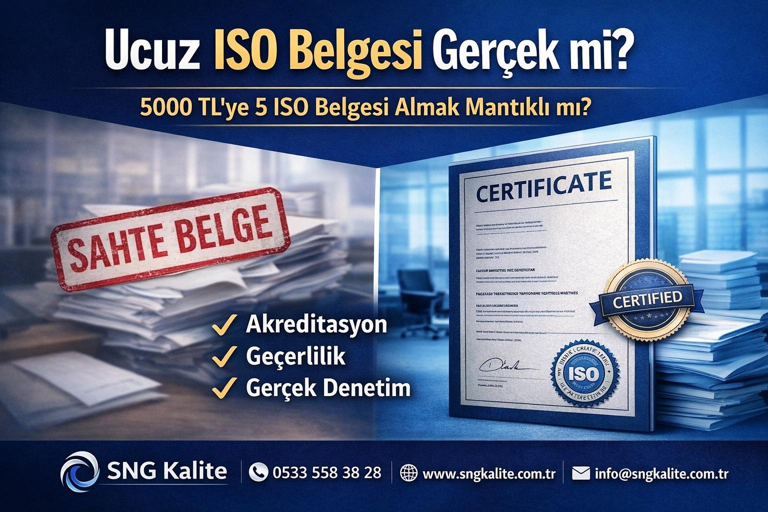 Ucuz ISO Belgesi Gerçek mi? 5 ISO Belgesini 5000 TL’ye Almak Mantıklı mı? - ISO belgesi blog yazısı