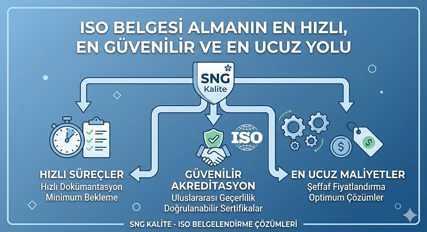 ISO Belgesi Almanın En Hızlı, En Güvenilir, En Ucuz Yolu – SNG Kalite