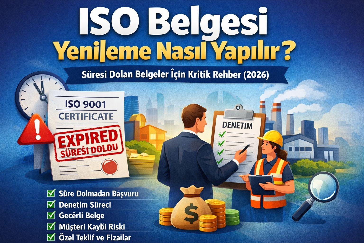 ISO Belgesi Yenileme Nasıl Yapılır? Süresi Dolan Belgeler İçin Kritik Rehber (2026)