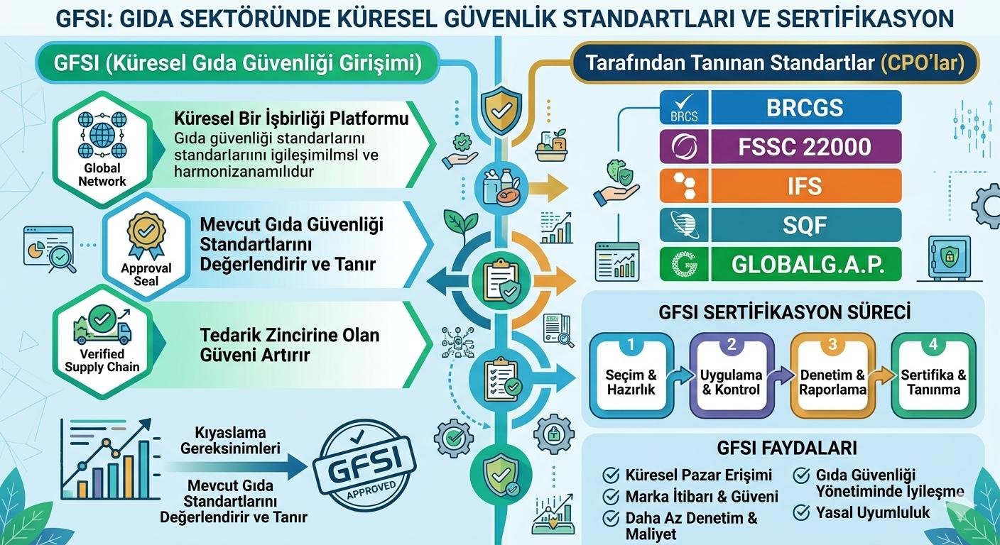 GFSI Nedir? Gıda Sektöründe Küresel Güvenlik Standartları ve Sertifikasyon Rehberi - ISO belgesi blog yazısı