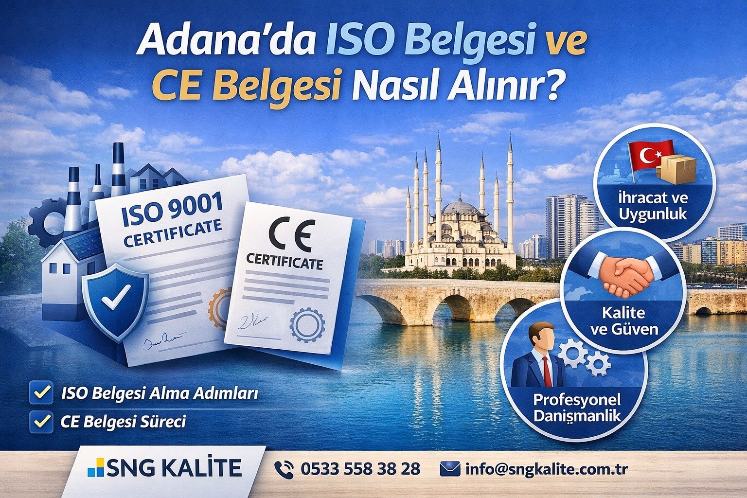 Adana’da ISO Belgesi ve CE Belgesi Nasıl Alınır? (2026 Güncel Rehber) - ISO belgesi blog yazısı