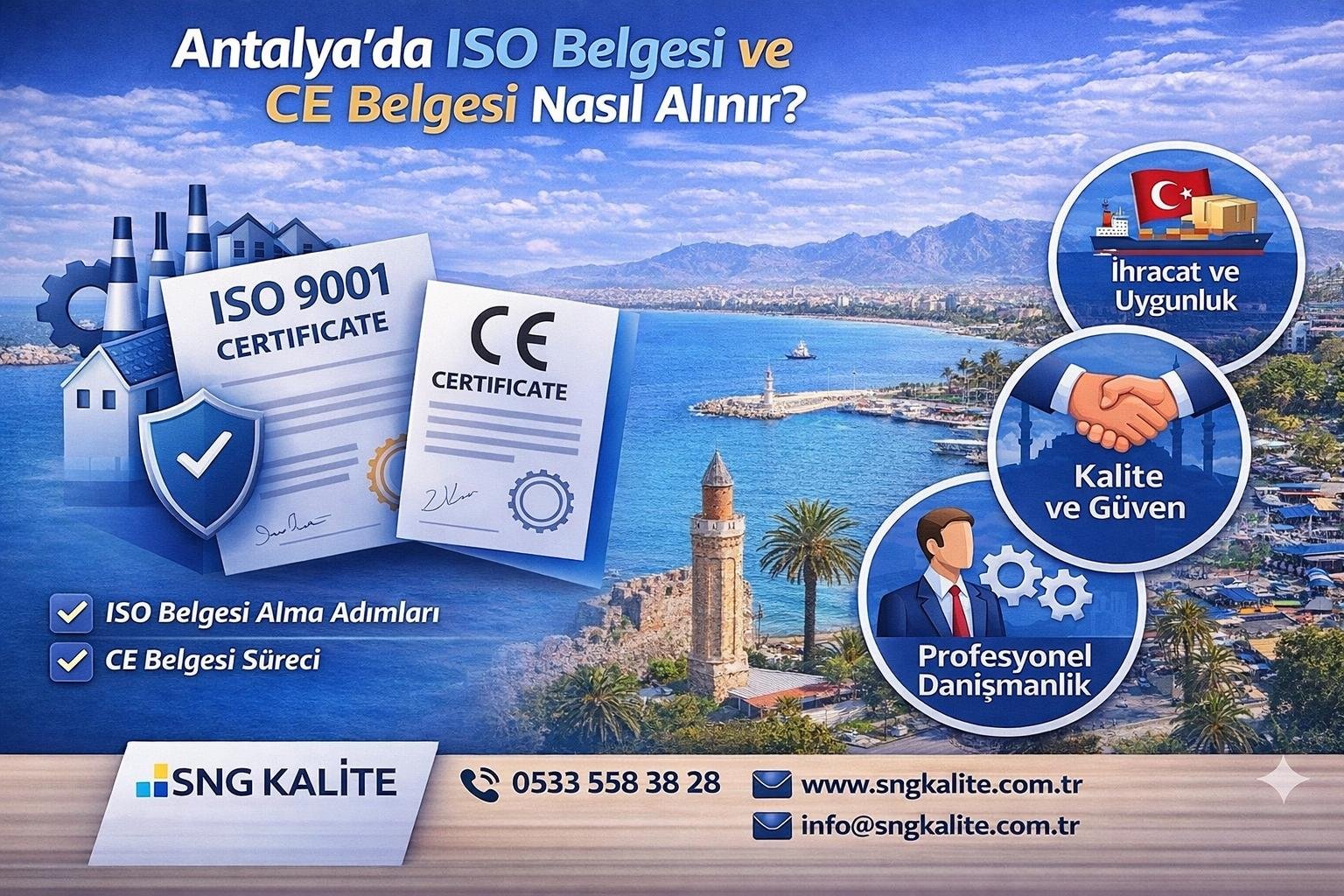 Antalya’da ISO ve CE Belgesi Nasıl Alınır? (2026 Güncel Rehber) - ISO belgesi blog yazısı
