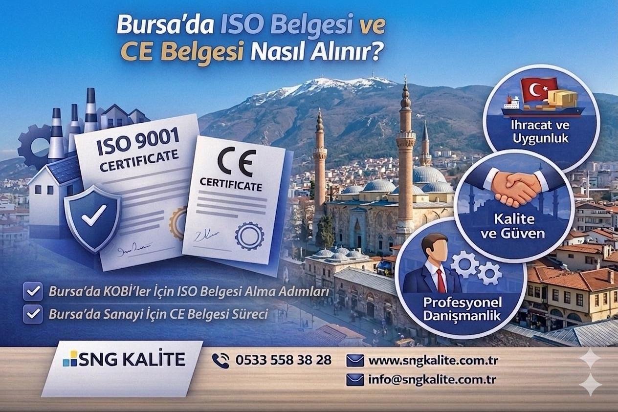 Bursa’da ISO Belgesi ve CE Belgesi Nasıl Alınır? 2026 Güncel Rehber - ISO belgesi blog yazısı