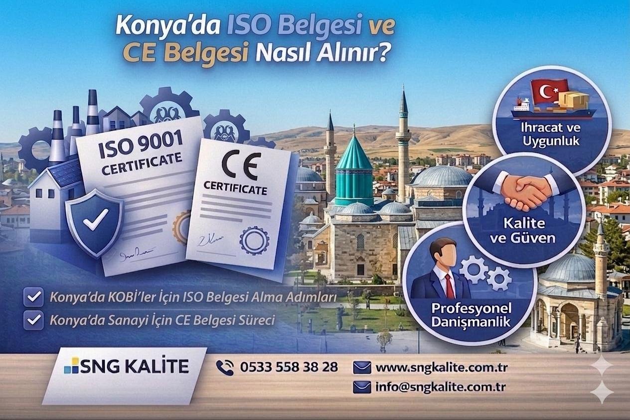 Konya’da ISO Belgesi ve CE Belgesi Nasıl Alınır? 2026 Güncel Rehber - ISO belgesi blog yazısı