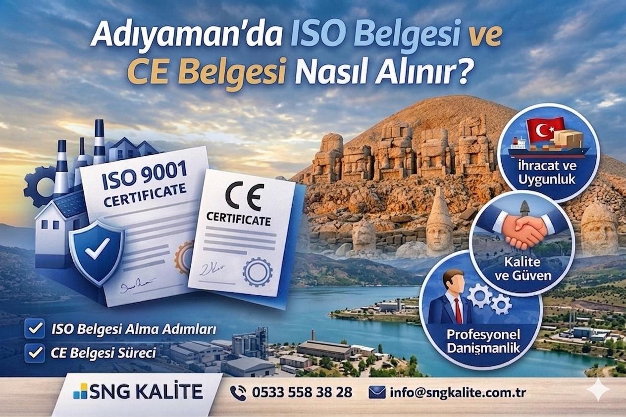 Adıyaman’da ISO ve CE Belgesi Nasıl Alınır? (2026 Güncel Rehber)
