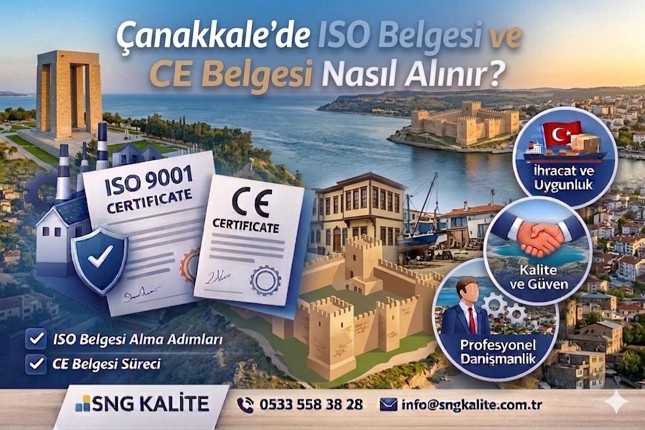 Çanakkale'de ISO belgesi ve CE Belgesi Nasıl Alınır? 2026 Güncel Rehber - ISO belgesi blog yazısı