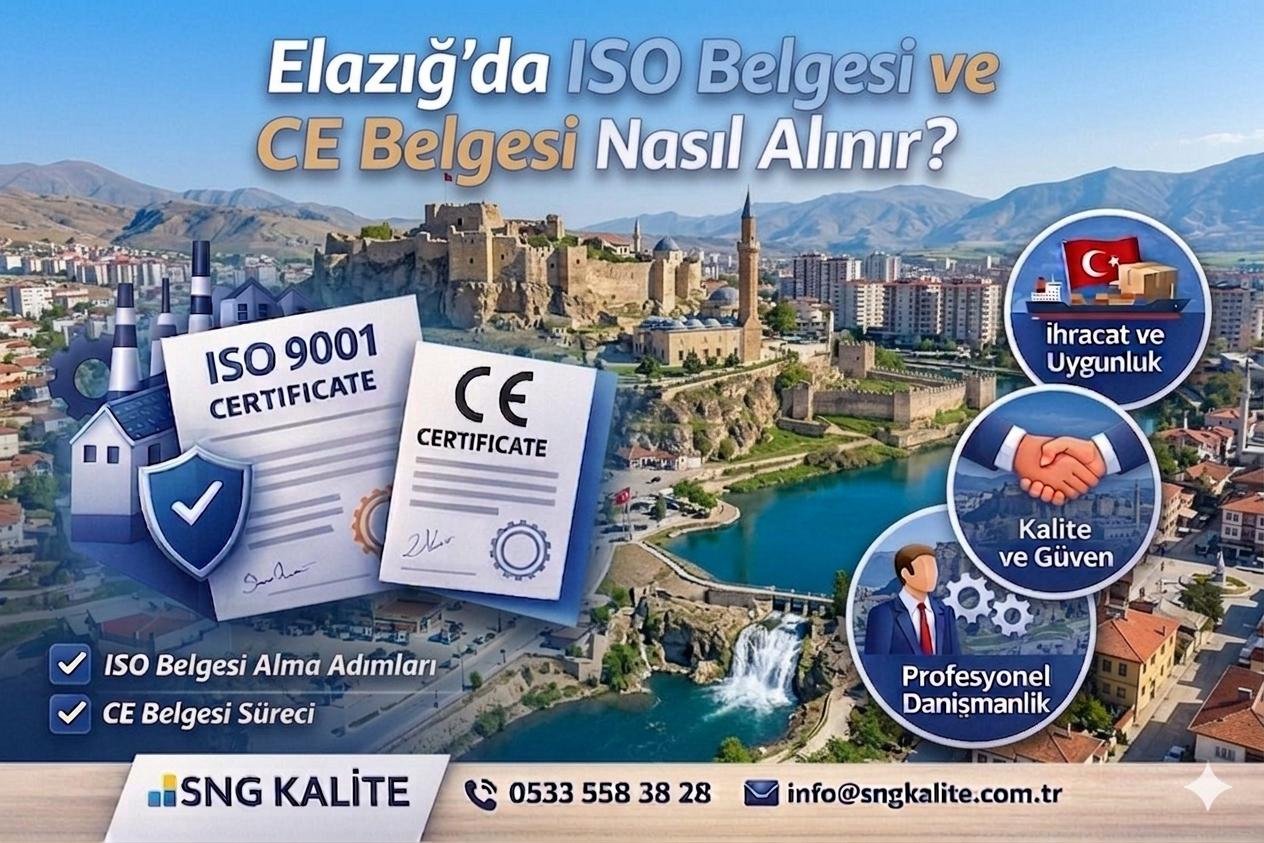 Elazığ’da ISO ve CE Belgesi Nasıl Alınır? (2026 Güncel Rehber)
