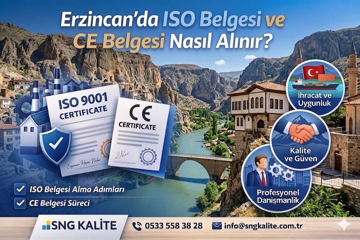 Erzincan’da ISO Belgesi ve CE Belgesi Nasıl Alınır? (2026 Güncel Rehber)