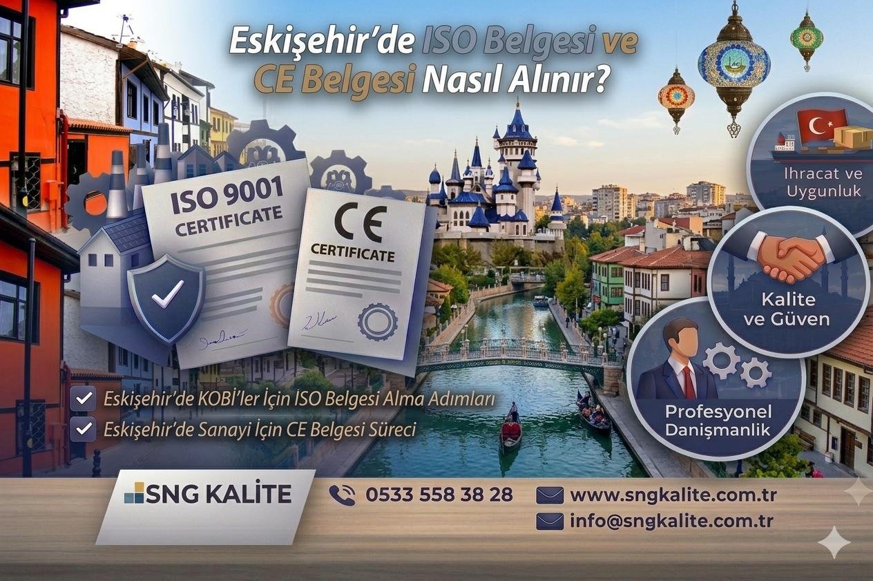 Eskişehir’de ISO Belgesi ve CE Belgesi Nasıl Alınır? (2026 Güncel Rehber)