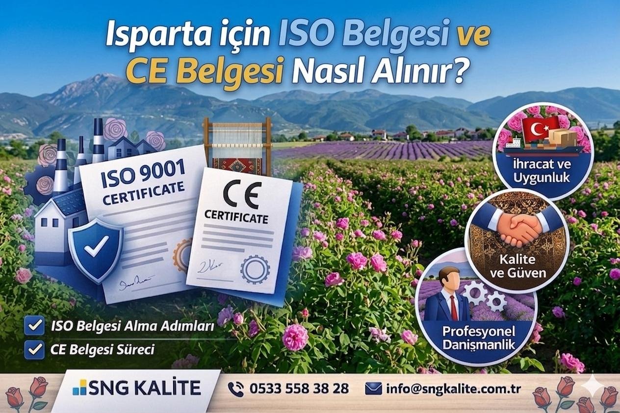 Isparta’da ISO Belgesi ve CE Belgesi Nasıl Alınır? (2026 Güncel ve Kapsamlı Rehber) - ISO belgesi blog yazısı