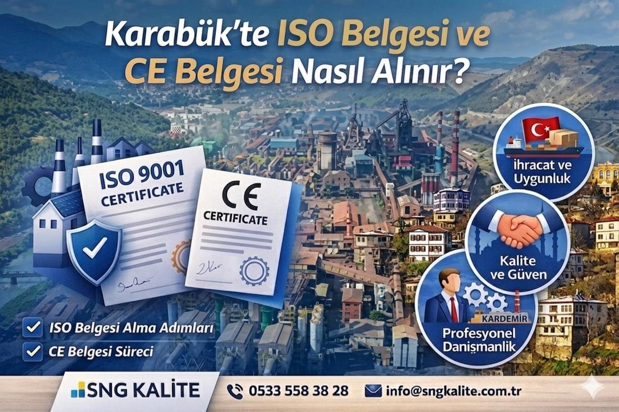Karabük’te ISO ve CE Belgesi Nasıl Alınır? (2026 Güncel Rehber) - ISO belgesi blog yazısı