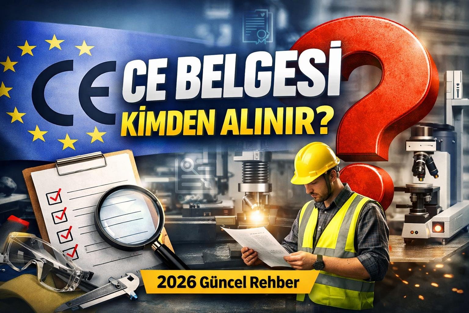 CE Belgesi Kimden Alınır? (2026 Güncel Rehber) - ISO belgesi blog yazısı