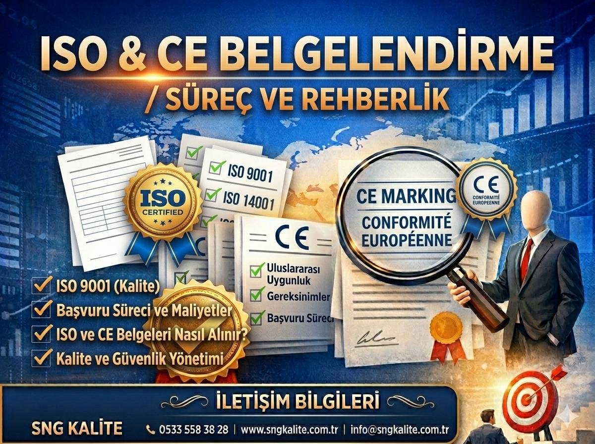 ISO / CE BELGELENDİRME (2026 Güncel Rehber)