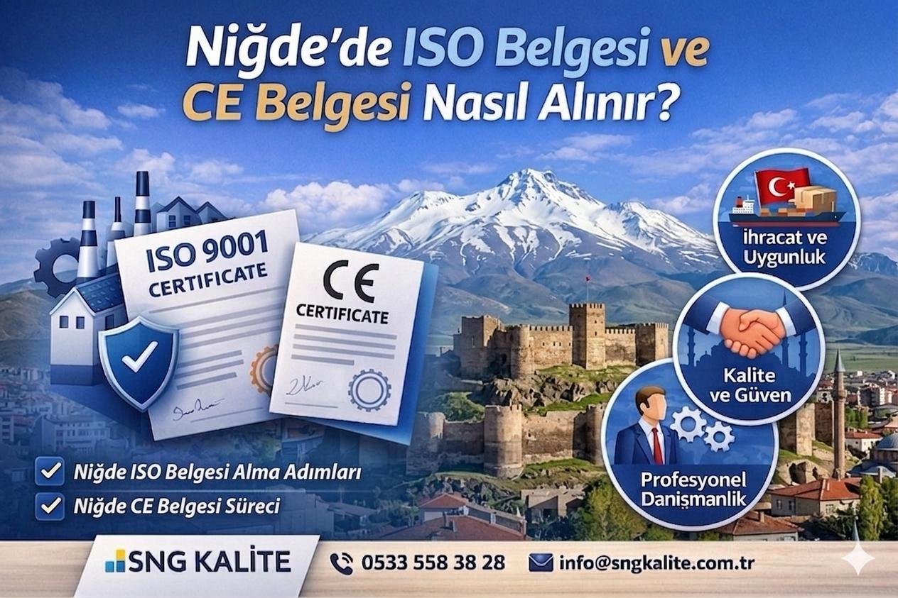 Niğde’de ISO Belgesi ve CE Belgesi Nasıl Alınır? (2026 Tarım, Sanayi ve İhracat Rehberi)