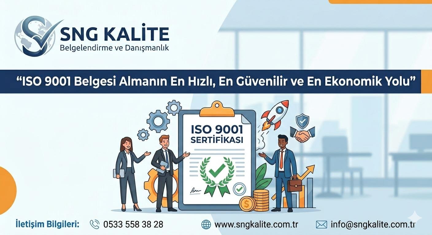 ISO 9001 Belgesi Almanın En Hızlı, En Güvenilir ve En Ekonomik Yolu – SNG Kalite (2026 Güncel Rehber) - ISO belgesi blog yazısı