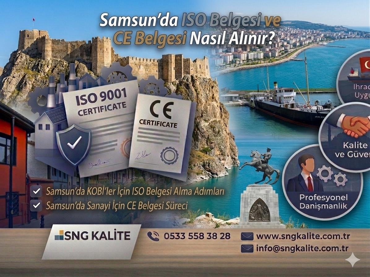 Samsun’da ISO Belgesi ve CE Belgesi Nasıl Alınır? (2026 Güncel Rehber)