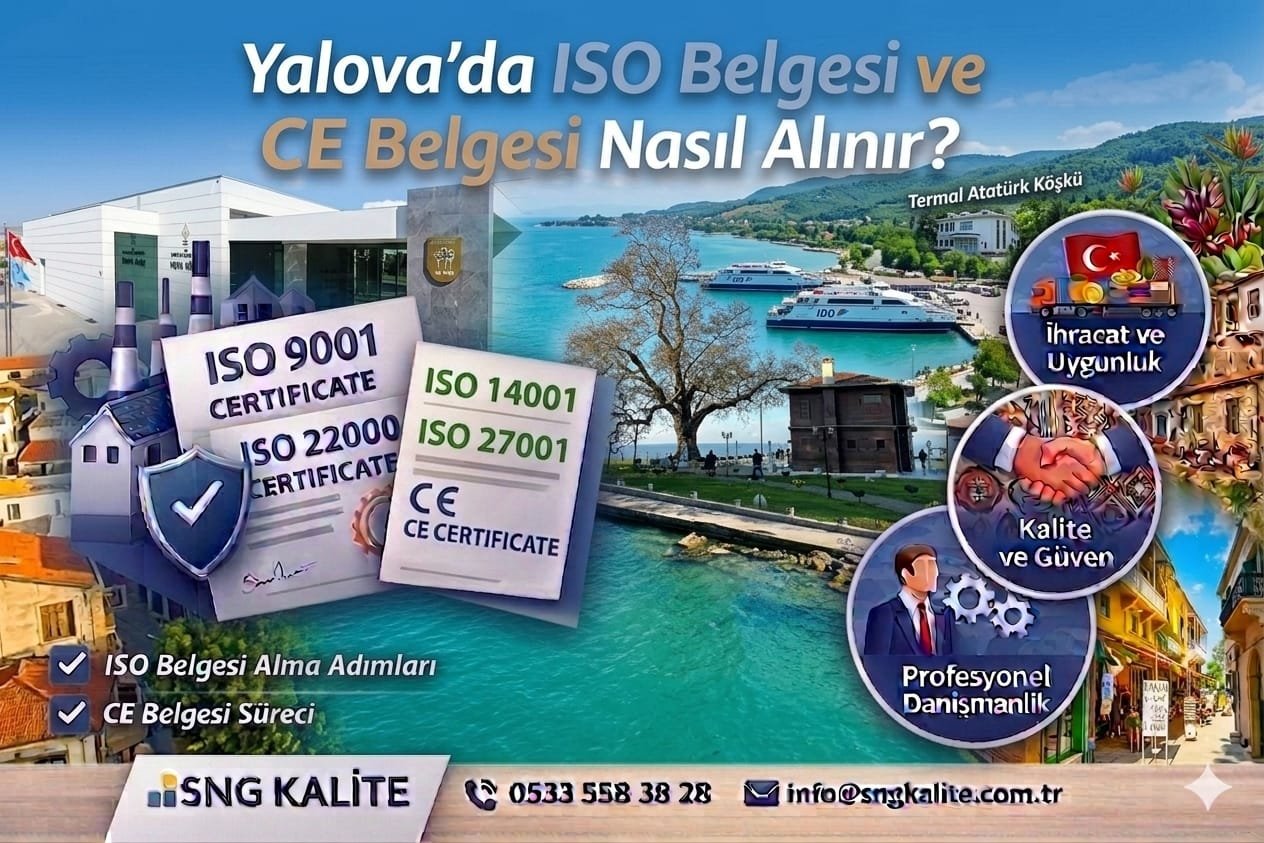 Yalova’da ISO Belgesi ve CE Belgesi Nasıl Alınır? (2026 Rehberi)