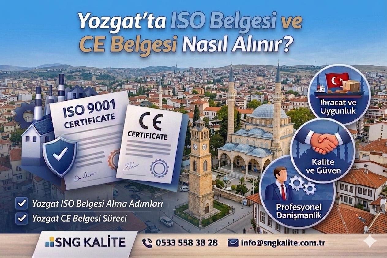 Yozgat’ta ISO Belgesi ve CE Belgesi Nasıl Alınır? (2026 Rehberi)