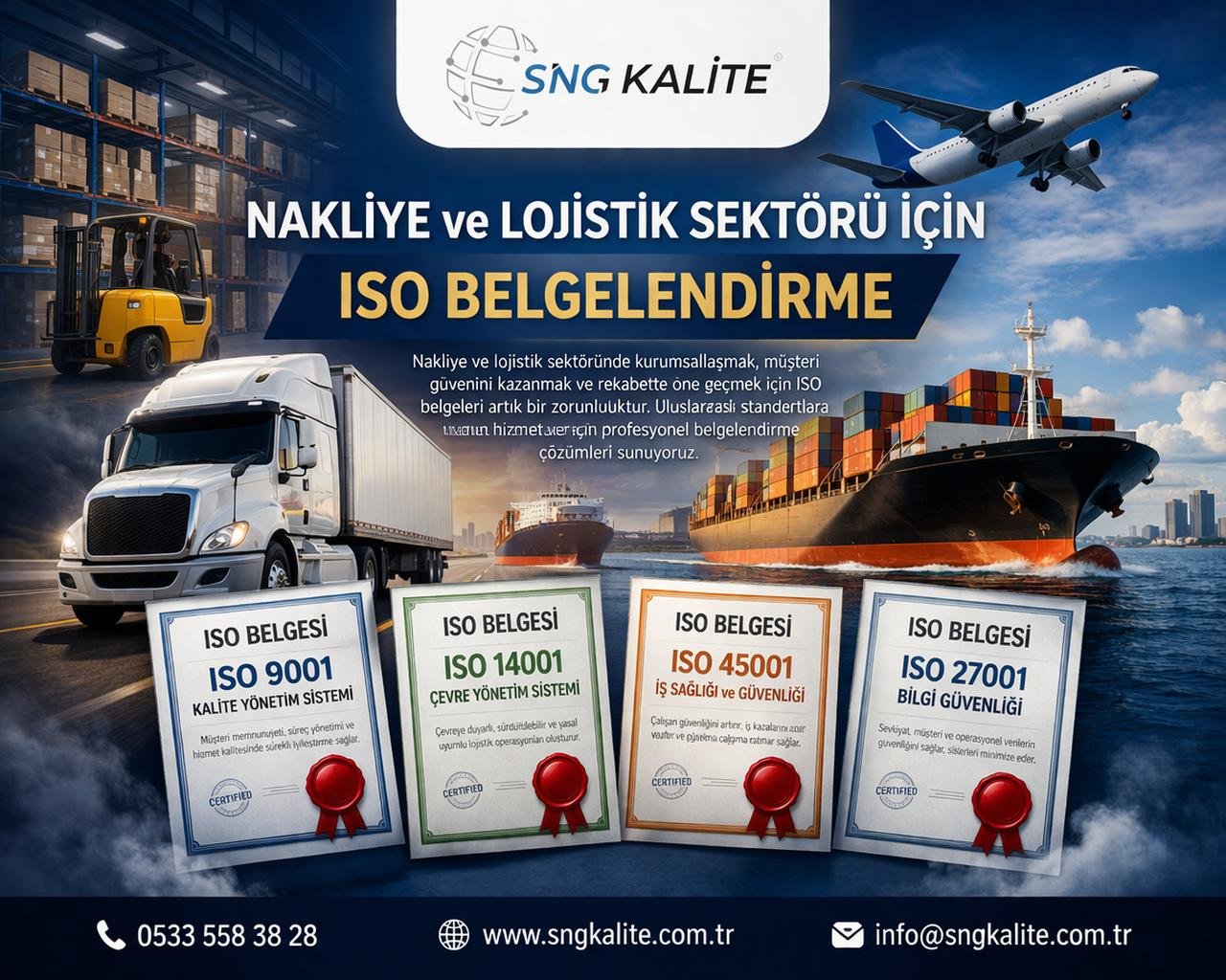 Nakliye ve Lojistik Firmaları Hangi ISO Belgelerini Almalı? 2026 Güncel Rehber
