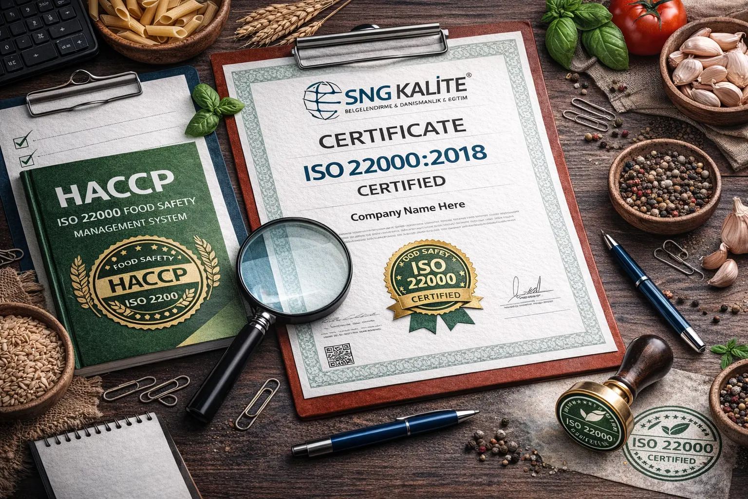 ISO 22000 Gıda Güvenliği Yönetim Sistemi: Tarladan Sofraya Tam Kılavuz (2026) - ISO belgesi blog yazısı
