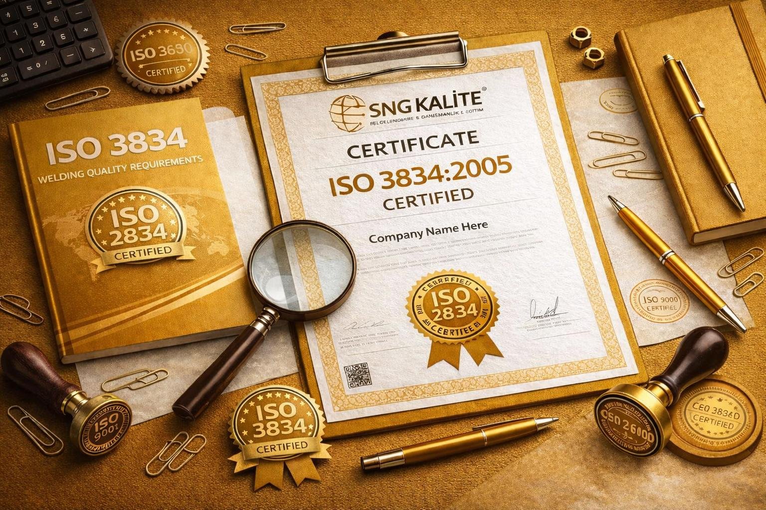 ISO 3834 Kaynaklı İmalat Yeterlilik Belgesi Danışmanlığı | SNG Kalite